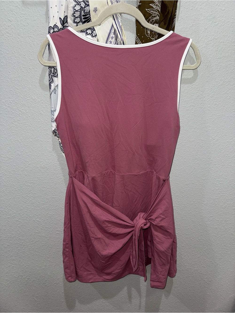 A&F YPB studioFLEX Tie Waist Low Back Athletic Dress